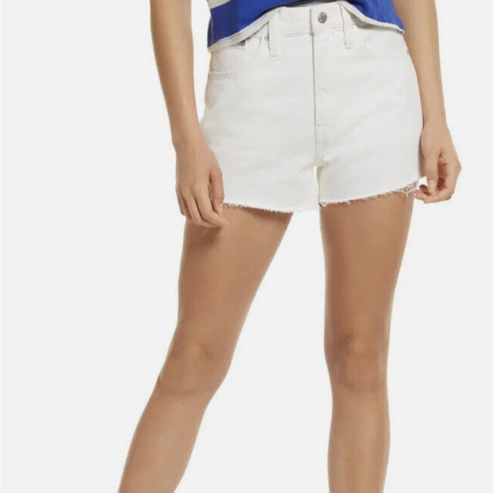 Madewell Women's White Jean Shorts